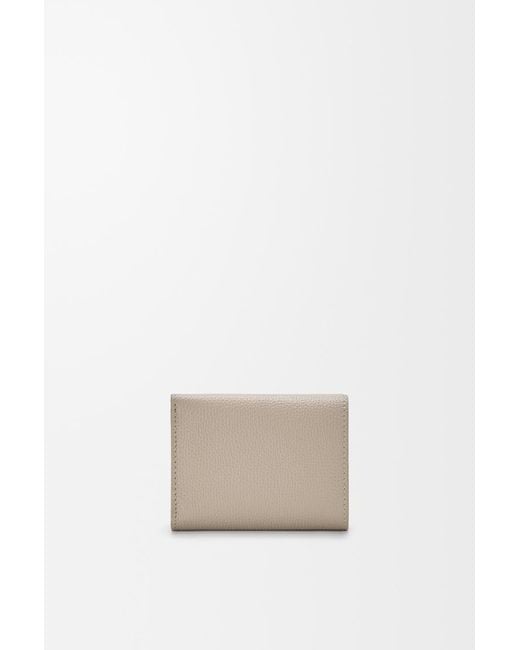Loewe Gray Anagram Trifold Wallet