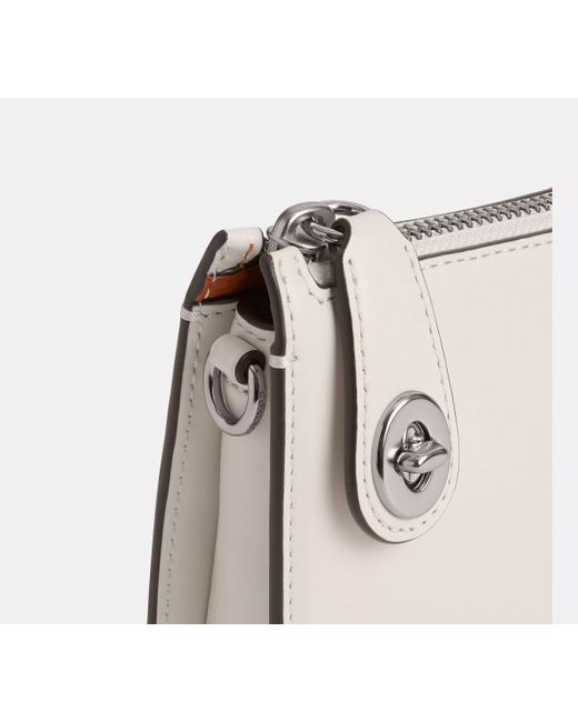 COACH White Lil Nas X Drop Penn Pattern Shoulder Bag