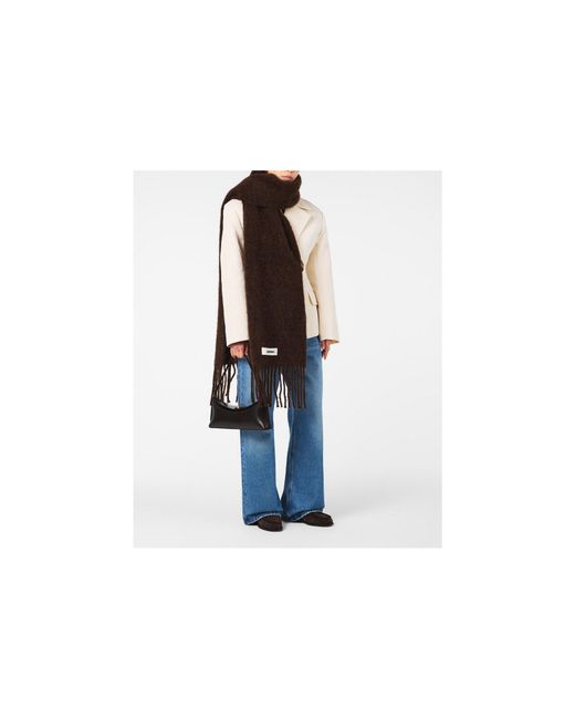 Jacquemus Brown Jacquard Midweight Scarf