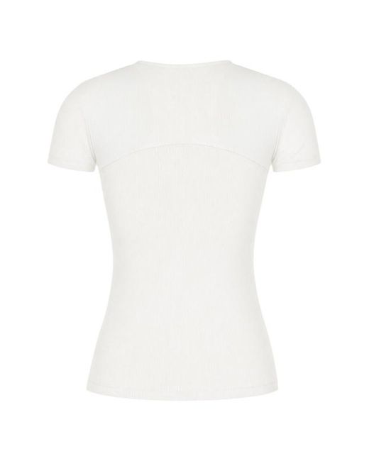 Alaïa White Crew Neck T-Shirt