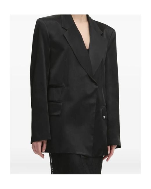 Aniye By Black Notched-Lapels Blazer