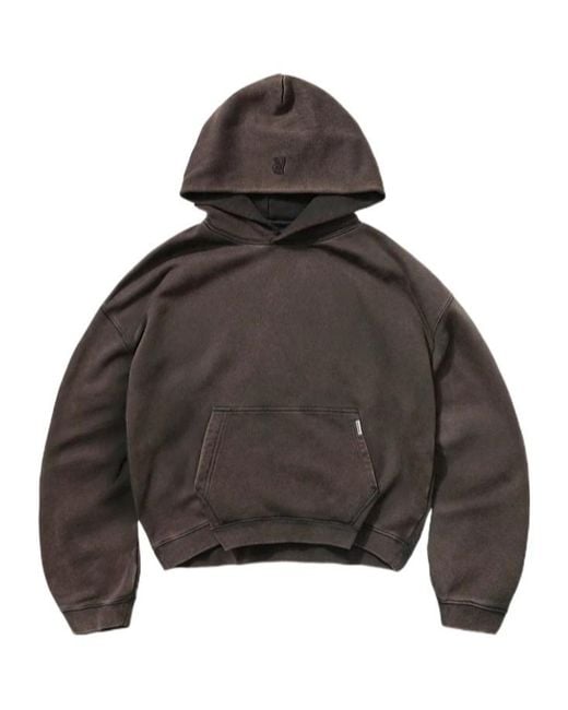 Represent Gray Initial Boxy Hoodie for men