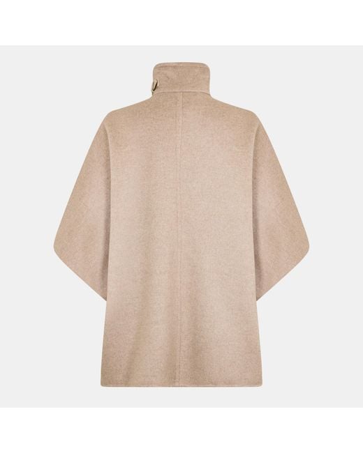 Max Mara Natural Draped Cape