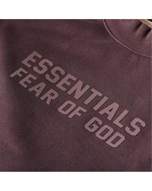 Fear Of God Purple Logo Long-Sleeve Sweatshirt for men