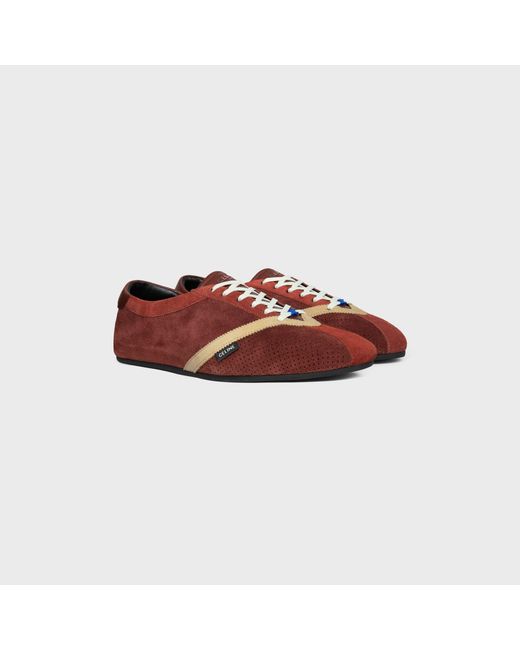 Céline Red The Flat Sneaker
