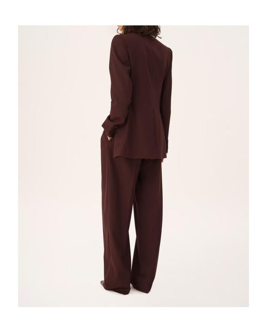 Chloé Purple Chloé Single-Breasted Blazer