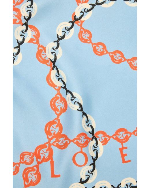 Loewe Blue Scarf