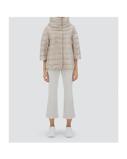 Herno Gray Winter Jackets