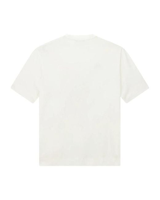 Emporio Armani White Short-Sleeved T-Shirt for men