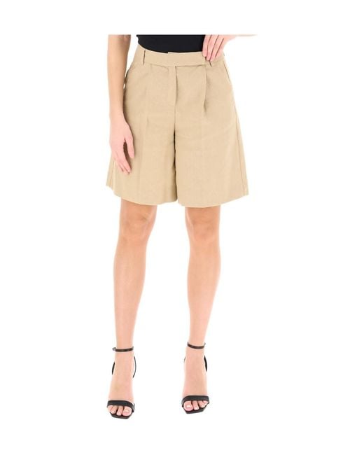 iBlues Natural Bermuda Shorts