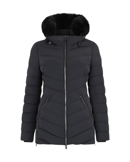 Moose Knuckles Black Roselawn 5 Hooded Down Jacket