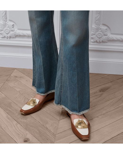 Dior Blue Iviera Flared Jeans