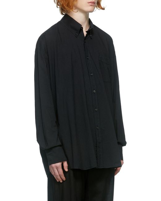 Our Legacy Black Borrowed Bd Button-Down Shirt for men