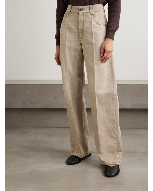 Brunello Cucinelli Natural Belt Loop Jeans