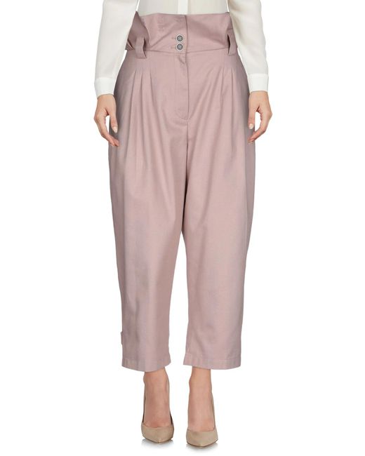 Dolce & Gabbana Pink Casual Trouser