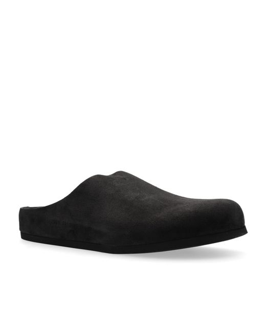 Common Projects Black Round Head Slippers for men