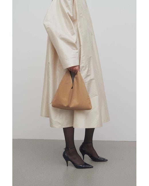 The Row Natural Small Bindle Tote Bag