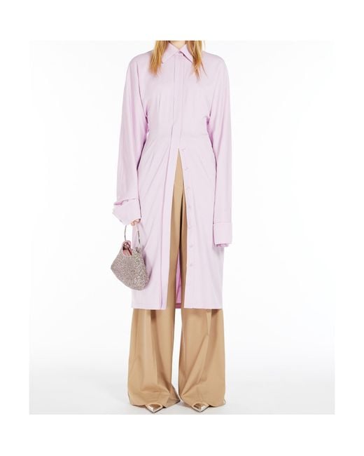 Sportmax Natural Vela Wide Leg Pants