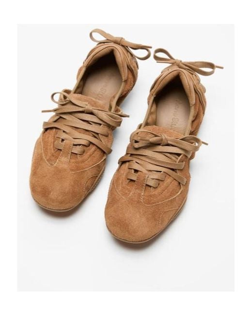 Acne Brown Lace-Up Shoes