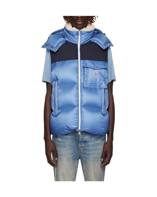 Moncler Blue Oust Vest for men