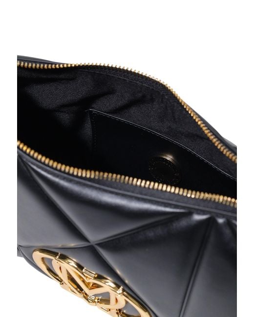 Moschino Black Quilted Shoulder Bag