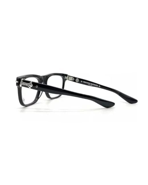 Chrome Hearts Metallic Geometric Non-Prescription Glasses for men
