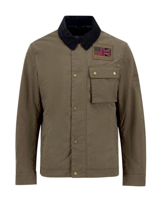 Barbour Green Workers Wax Jacket for men