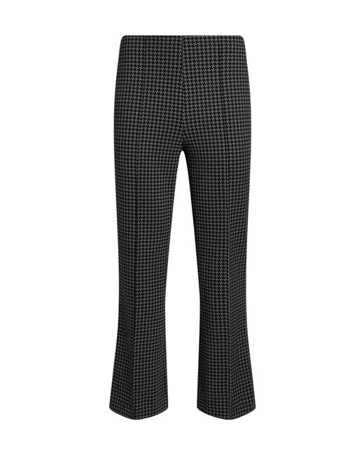 Rag & Bone Black Color Block Flared Trousers