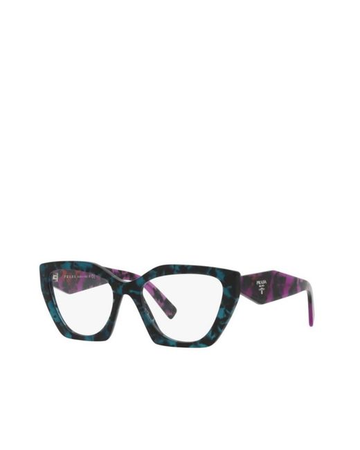 Prada White Cat-Eye Glasses