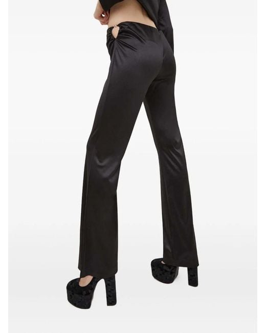 Stine Goya Black Plaque-Detail Trousers