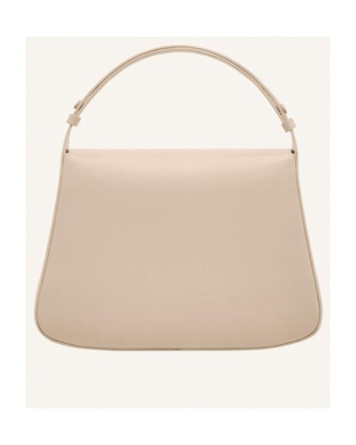 Courreges Natural Flip Handbag
