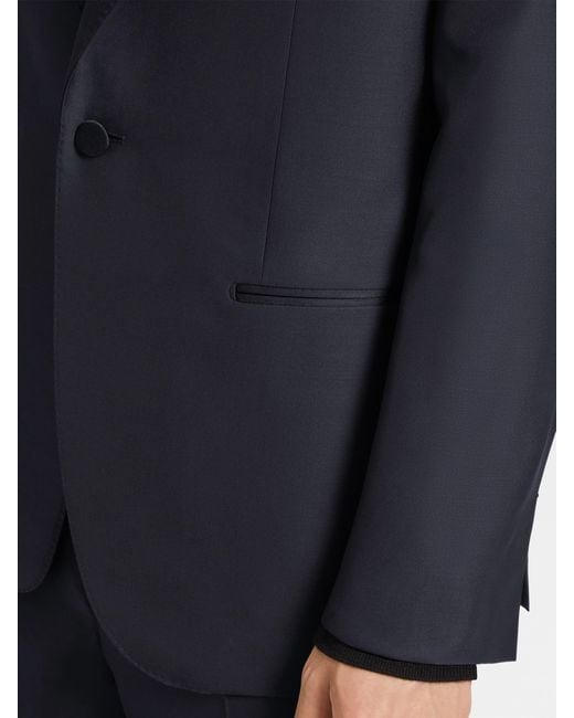 Zegna Blue Trofeo 600 Tailored Evening Suit for men
