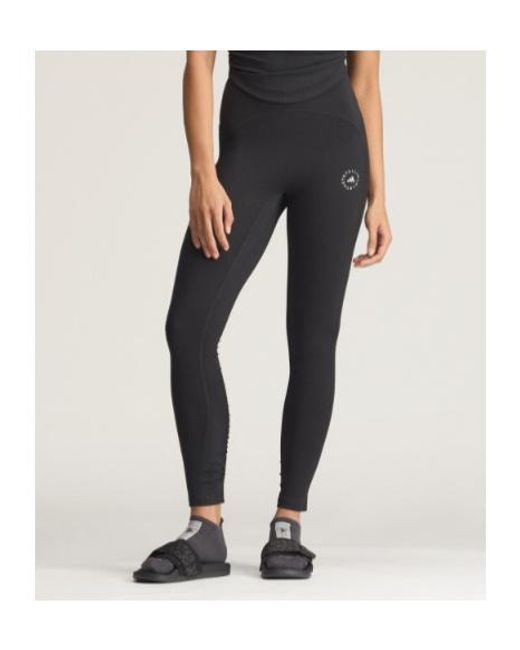 Adidas By Stella McCartney Black Studio Ruched Leggings