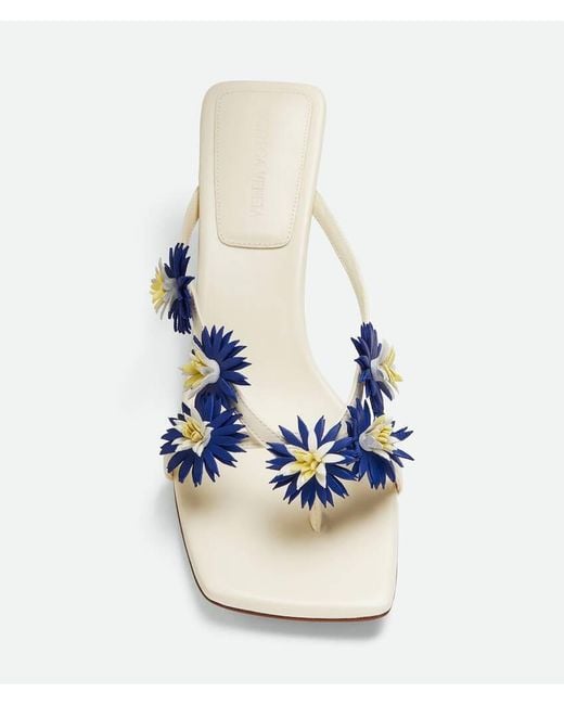 Bottega Veneta Blue Riva Thong Sandal