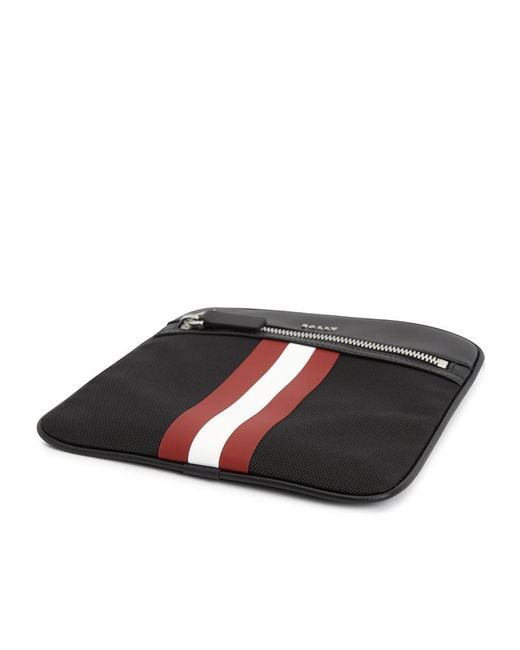 Bally Black Zipper Shoulder Bag for men