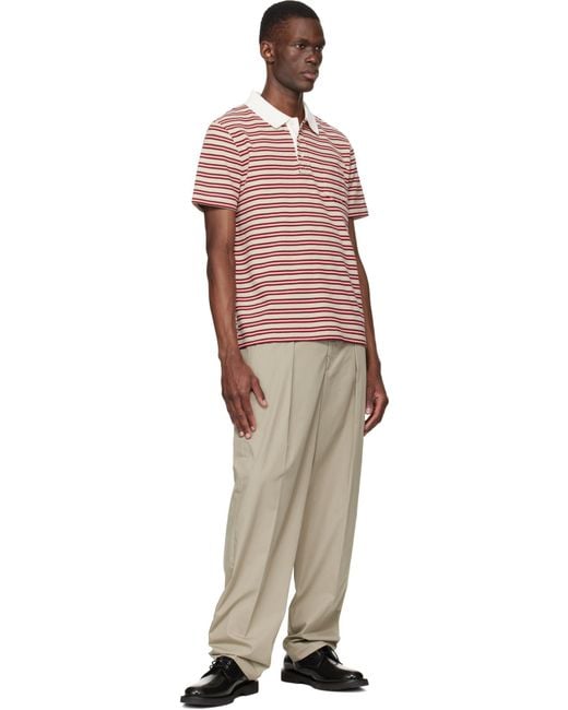A.P.C. Natural Wide Leg Trousers for men