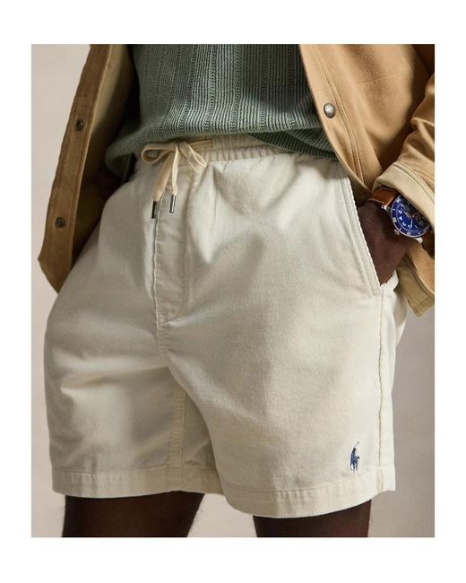 Polo Ralph Lauren Natural Elastic Waist Shorts for men