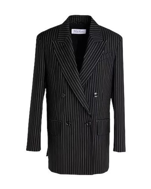 Max Mara Black Double-Breasted Blazer