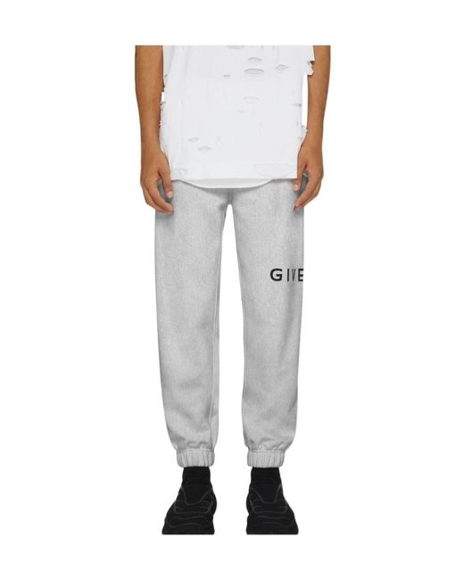 Givenchy Gray Archetype Slim Fit Jogger Pants for men