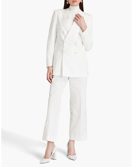 Maison Margiela White Gabardine Blazer