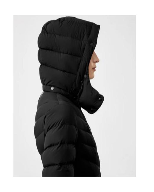 Mackage Black Hooded Down Jacket