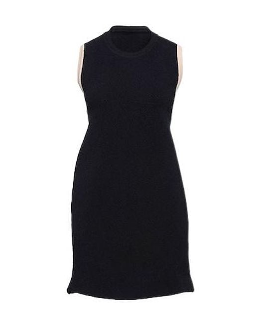 Jacquemus Black Sleeveless Fitted Dress