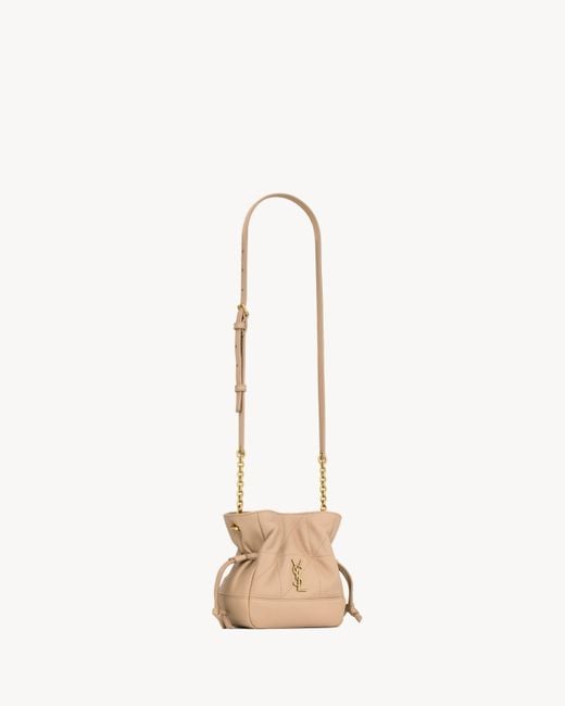 Saint Laurent Metallic Jamie Mini Lambskin Shoulder Bag