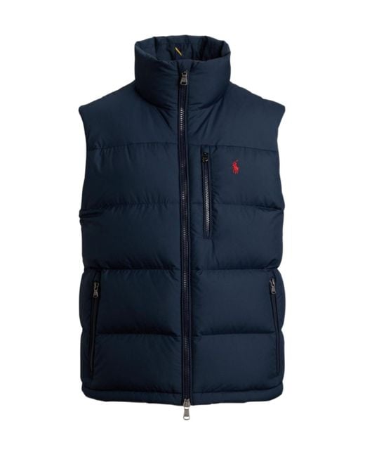 Polo Ralph Lauren Blue The Gorham Puffer Gilet for men