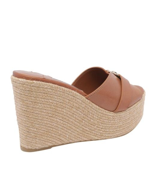 Jimmy Choo Gray Leda Wedges Sandals