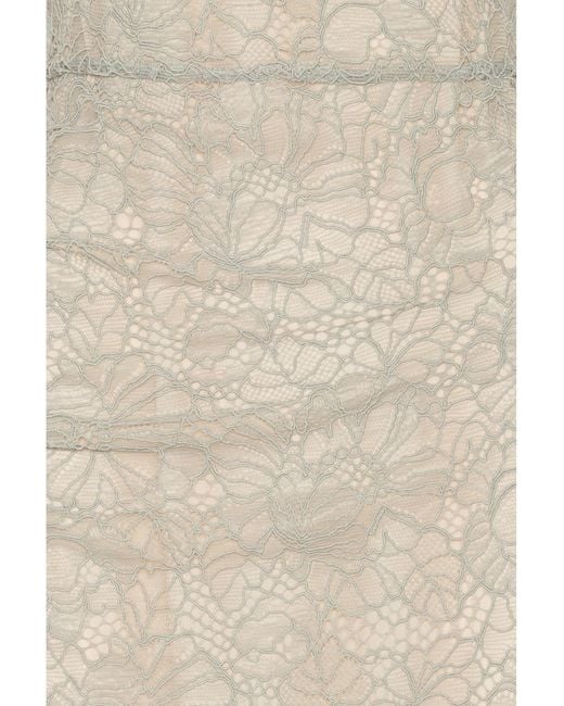 ROTATE BIRGER CHRISTENSEN White Laced Long Midi Dress