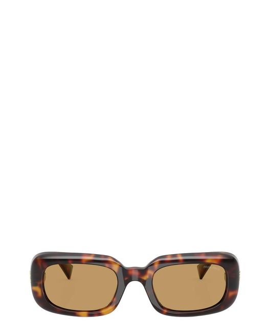 Miu Miu White Versatile Sunglasses