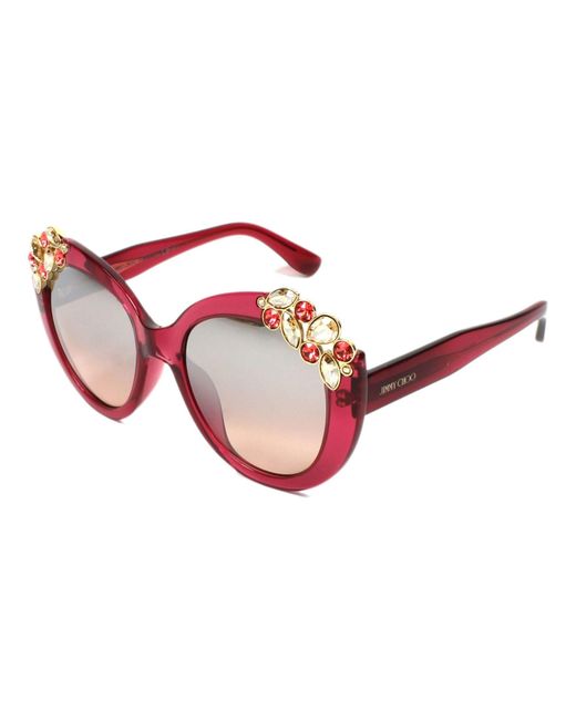 Jimmy Choo Pink Logo Sunglasses