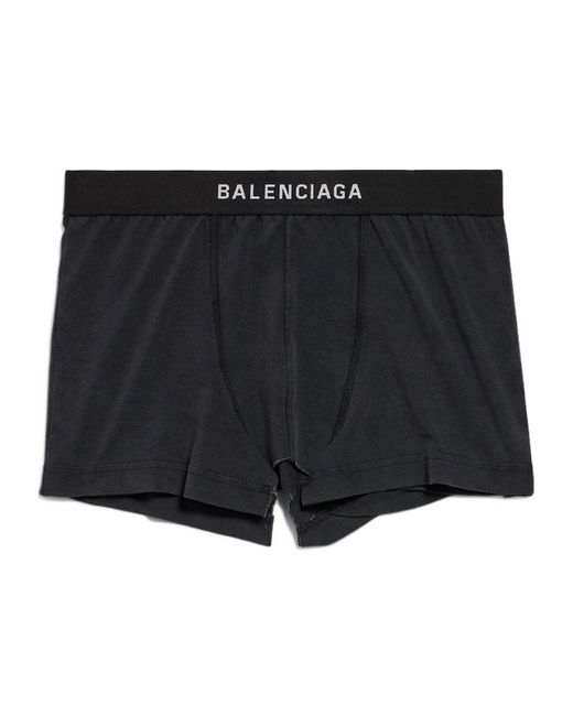Balenciaga Black Cut-Off Brief Skirt