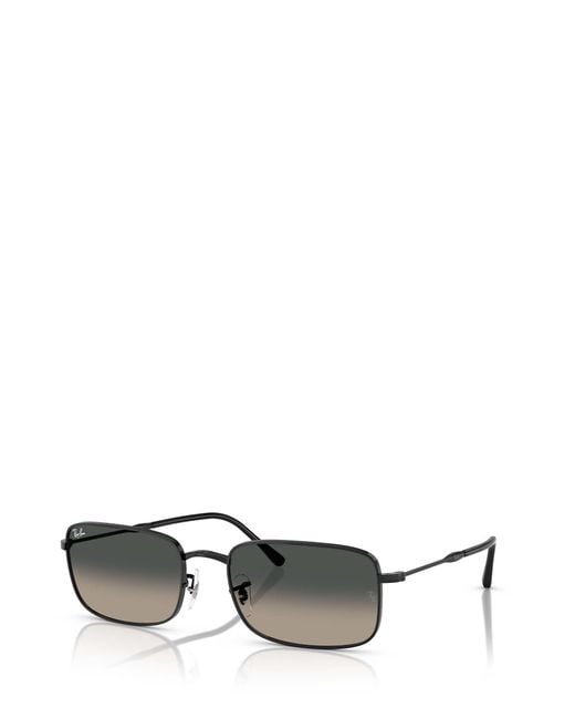 Ray-Ban Gray Rectangular Sunglasses for men